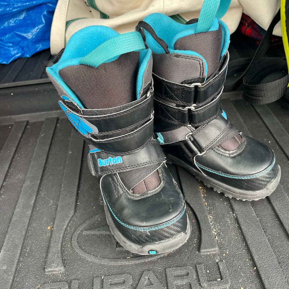Burton Kids Snow Boots - Black and Blue